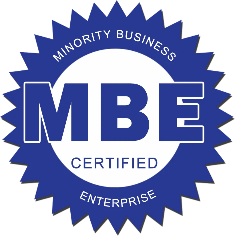 MBE certified Minority Business Enterprise